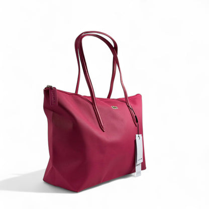 Lacoste Classic Red Tote Bag – Bold Elegance with Sporty Charm ❤️🐊