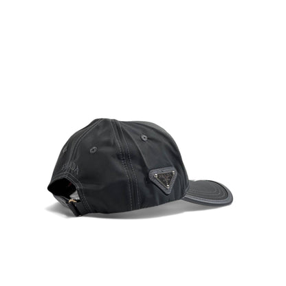 Prada Black Nylon Cap – Iconic Triangle Logo 🖤🧢✨