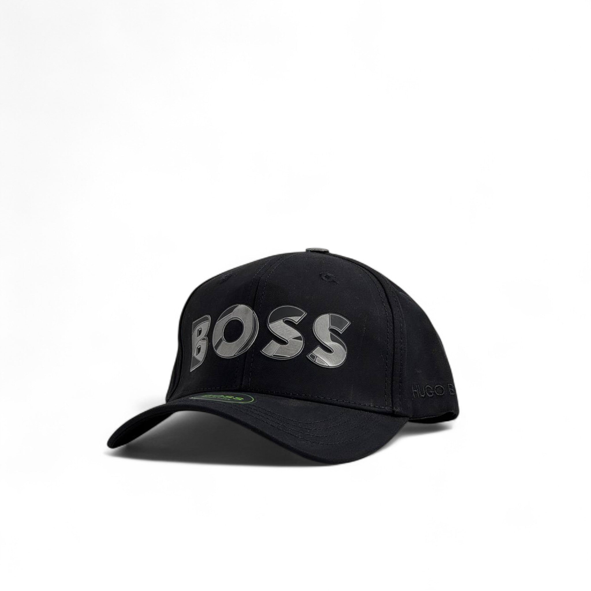 Hugo Boss Black Cap – Bold Metallic BOSS Logo 🖤🧢✨