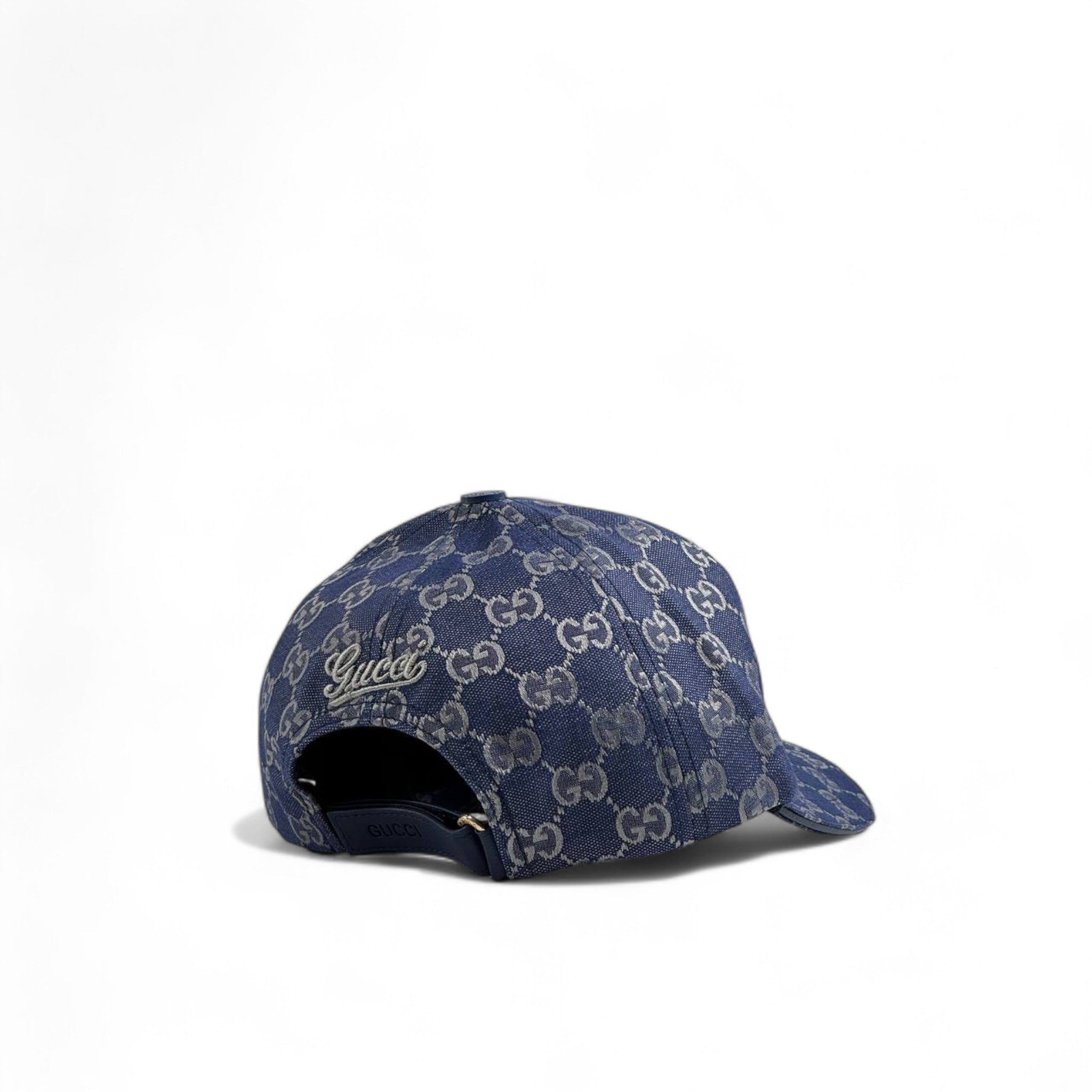 Gucci GG Monogram Cap – Navy Blue Streetwear Luxury 🧢💙✨