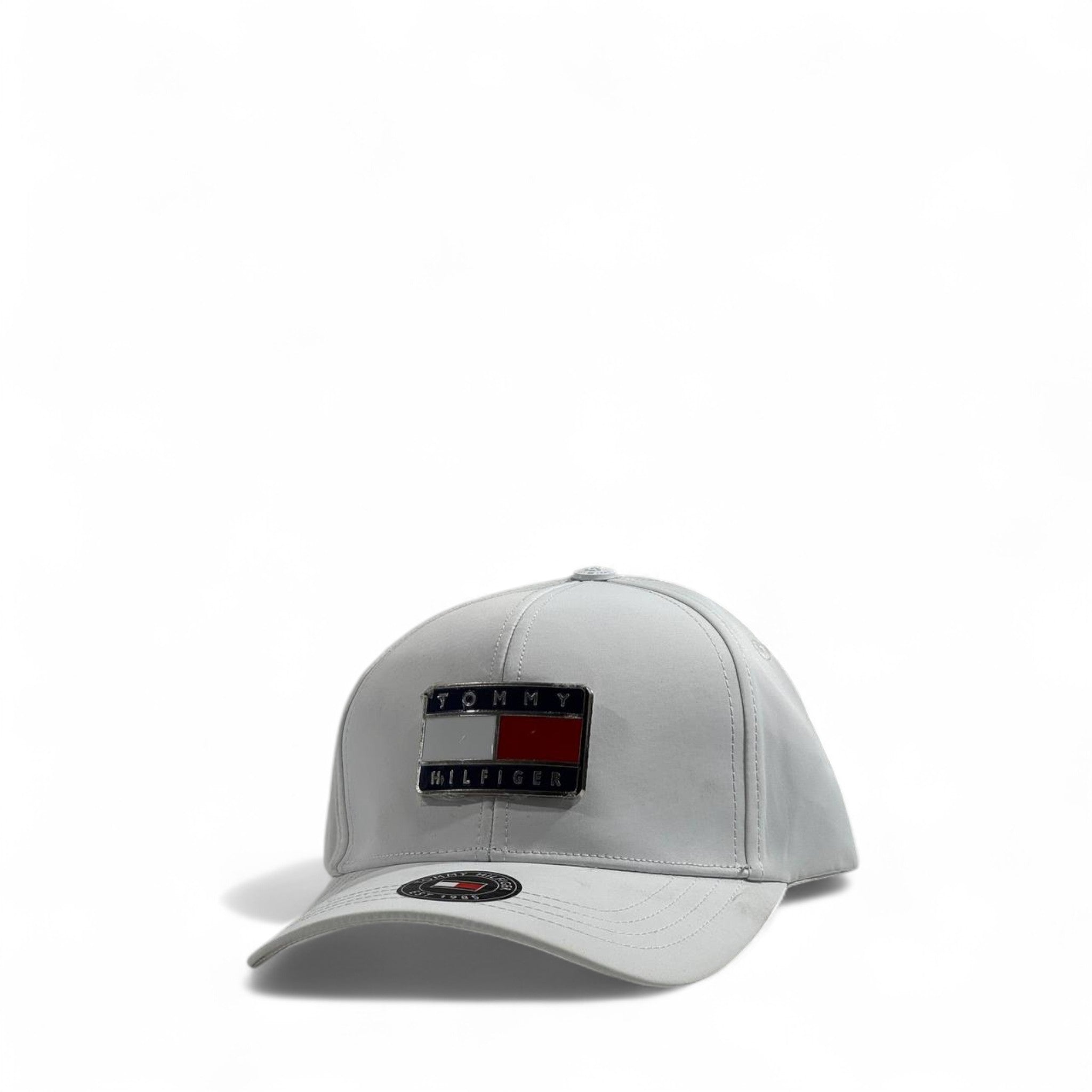 Tommy Hilfiger Light white Cap – Classic Flag Logo 🧢🇺🇸✨