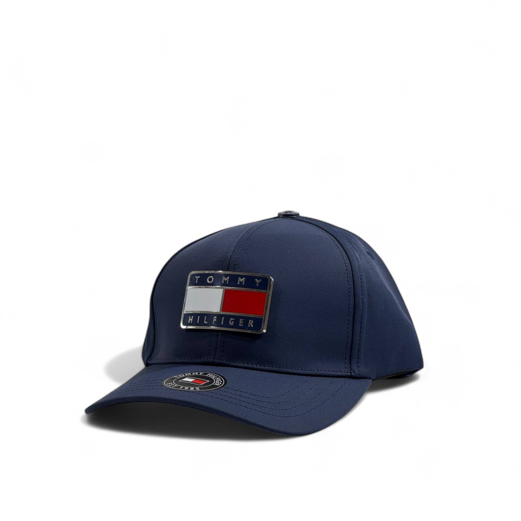 Tommy Hilfiger Navy Blue Cap – Signature Flag Logo 🧢✨
