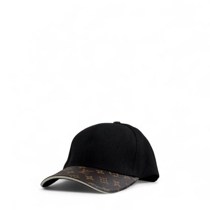 Louis Vuitton Black Cap – Monogram Brim Luxury Edition 🖤🧢