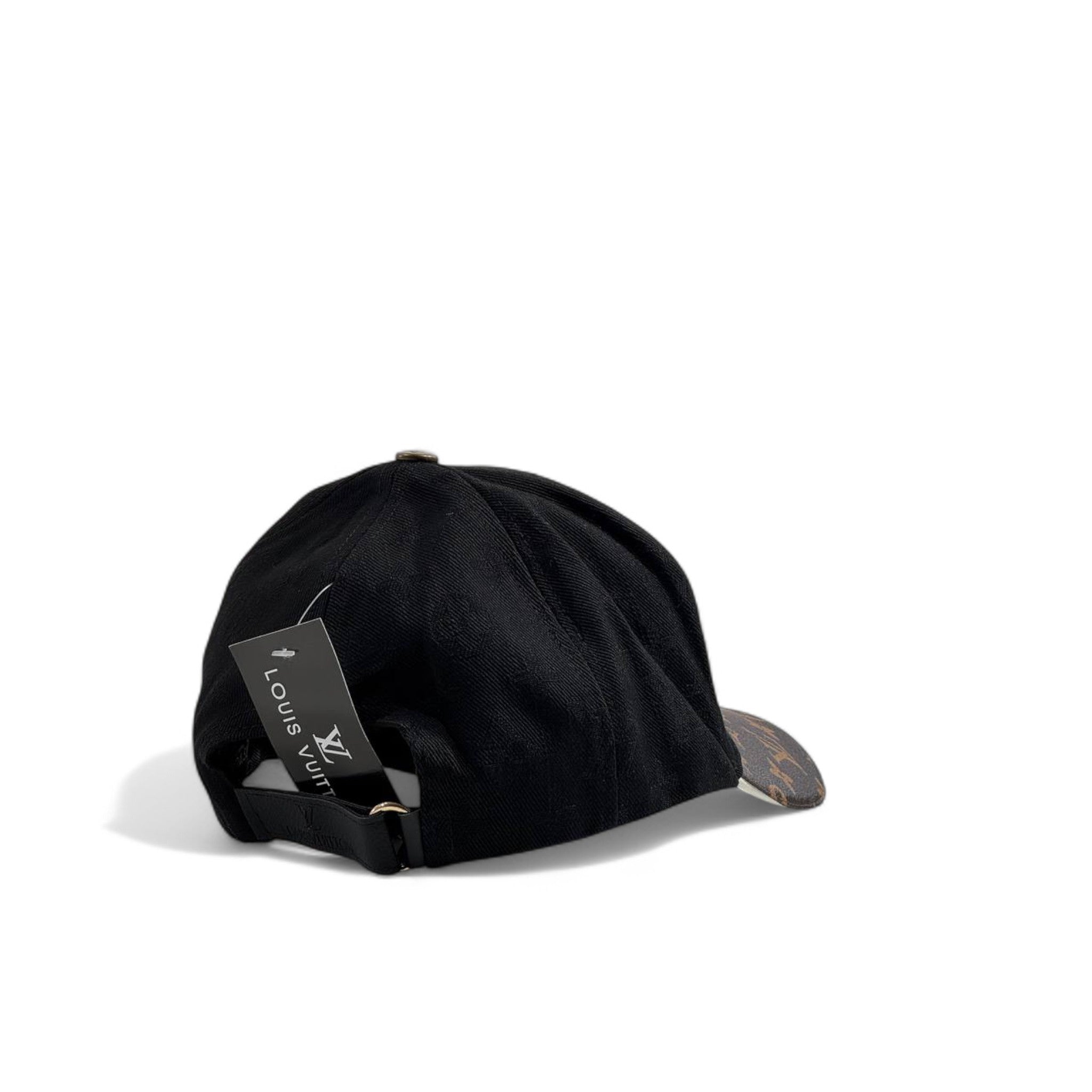 Louis Vuitton Black Cap – Monogram Brim Luxury Edition 🖤🧢