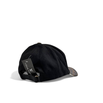 Louis Vuitton Black Cap – Monogram Brim Luxury Edition 🖤🧢