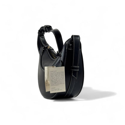 Polène Paris Crescent Crossbody Bag – Black 🌑✨