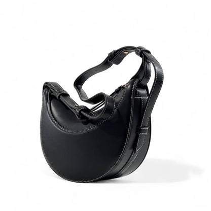 Polène Paris Crescent Crossbody Bag – Black 🌑✨