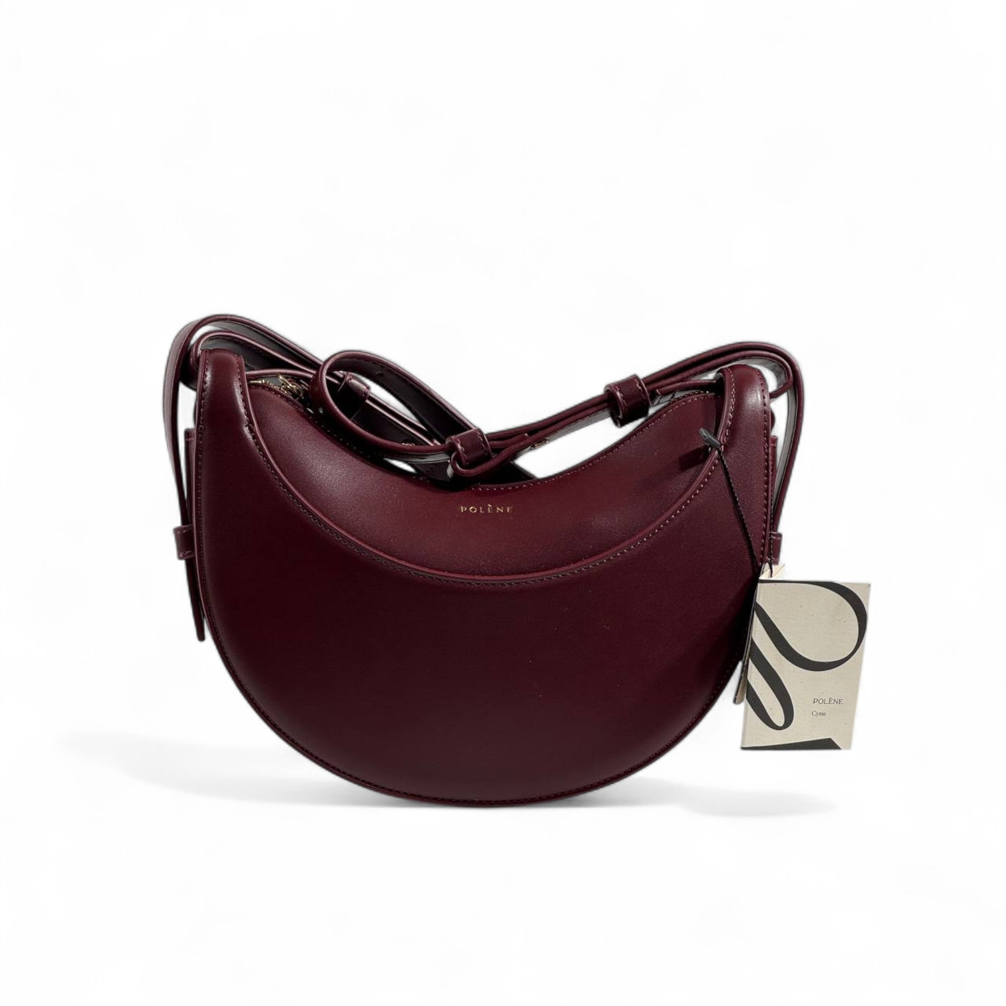 Polène Numéro Dix Bag – Bordeaux Smooth Leather 🍷✨