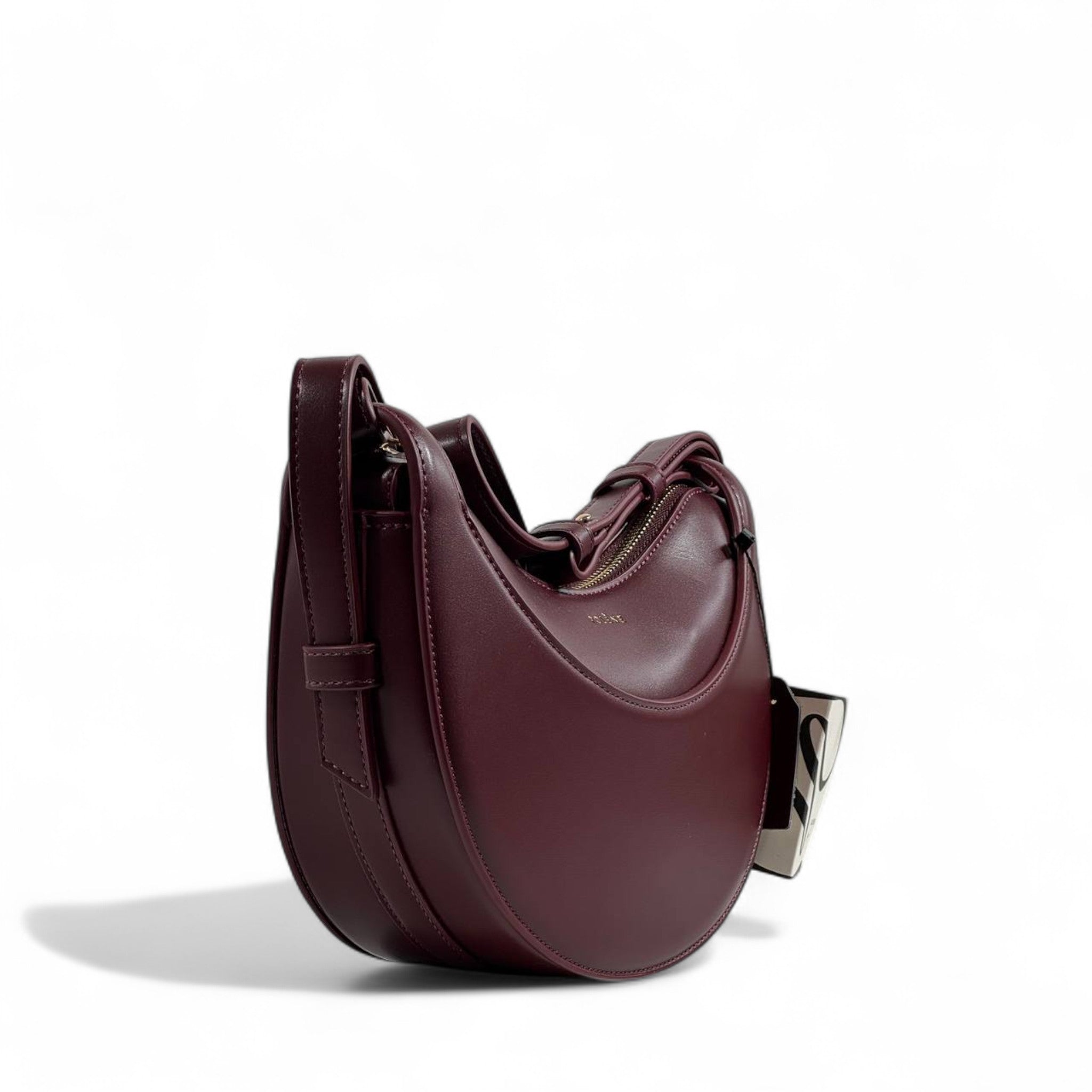 Polène Numéro Dix Bag – Bordeaux Smooth Leather 🍷✨