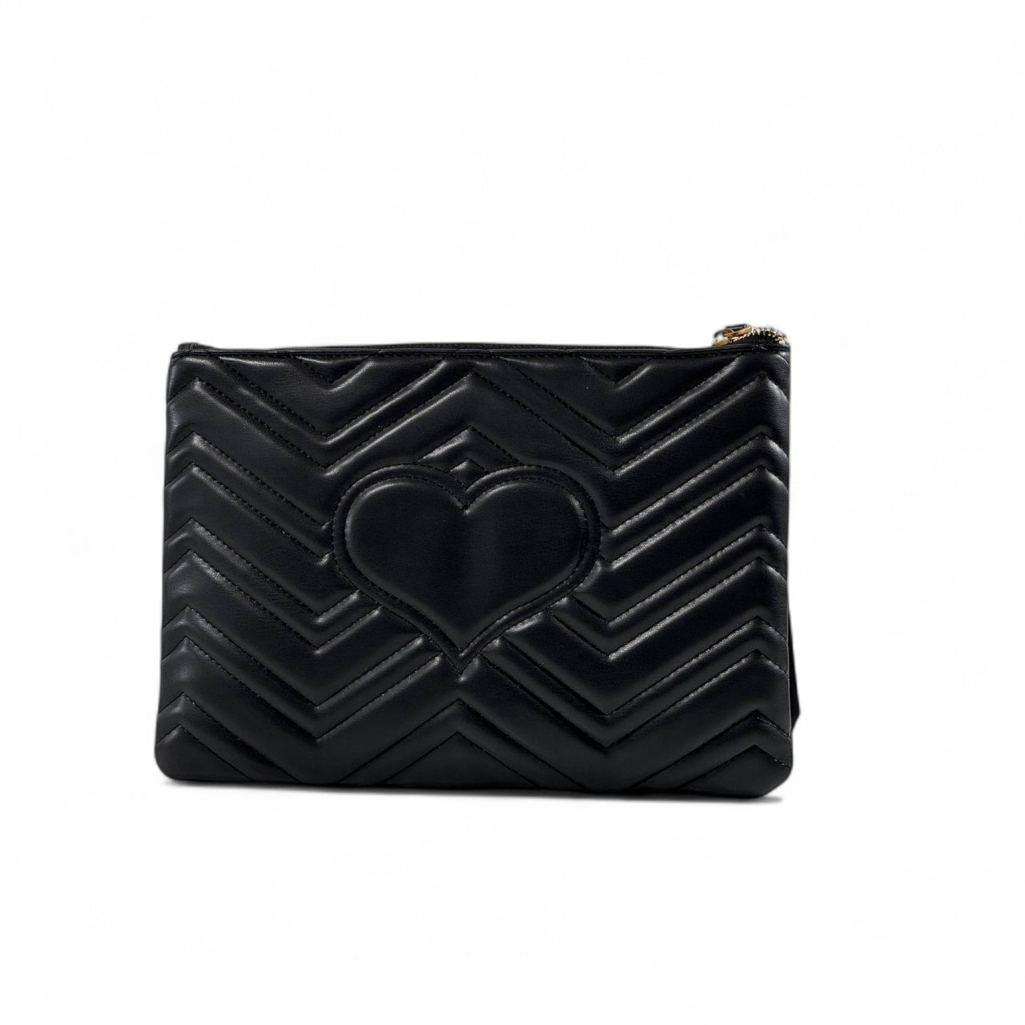 Gucci Marmont Black Quilted Leather Pouch – GG Logo 🖤✨