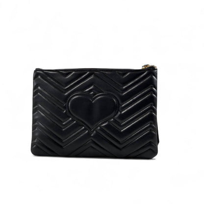 Gucci Marmont Black Quilted Leather Pouch – GG Logo 🖤✨