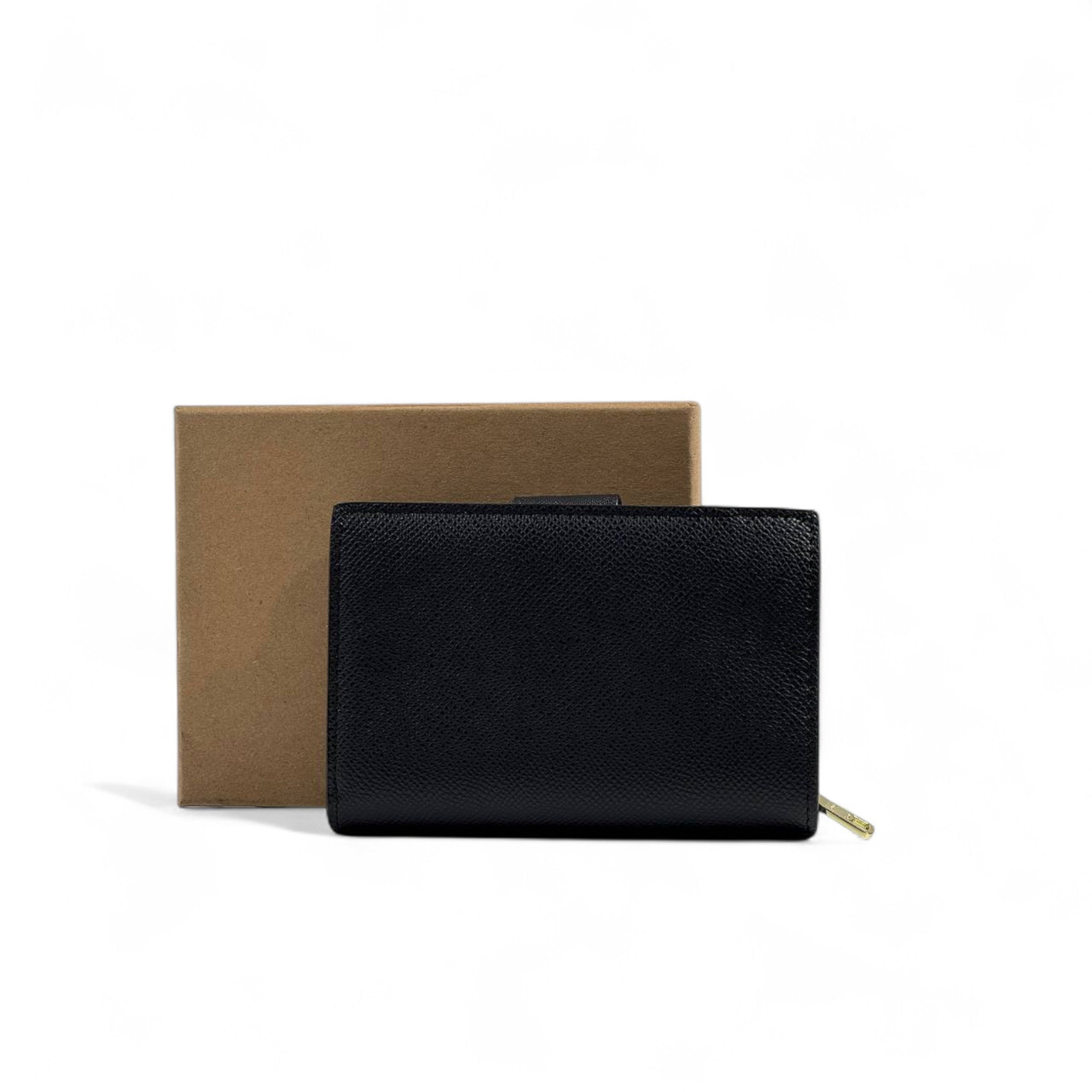 🖤 Coach Classic Black Leather Wallet – Bold & Timeless Luxury ✨