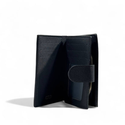 🖤 Coach Classic Black Leather Wallet – Bold & Timeless Luxury ✨