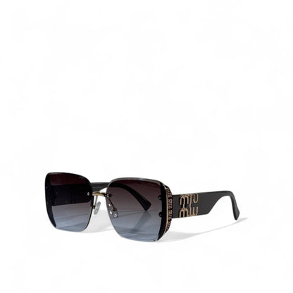 Miu Miu Oversized Rimless Gradient Sunglasses – Luxury Icon ✨🖤