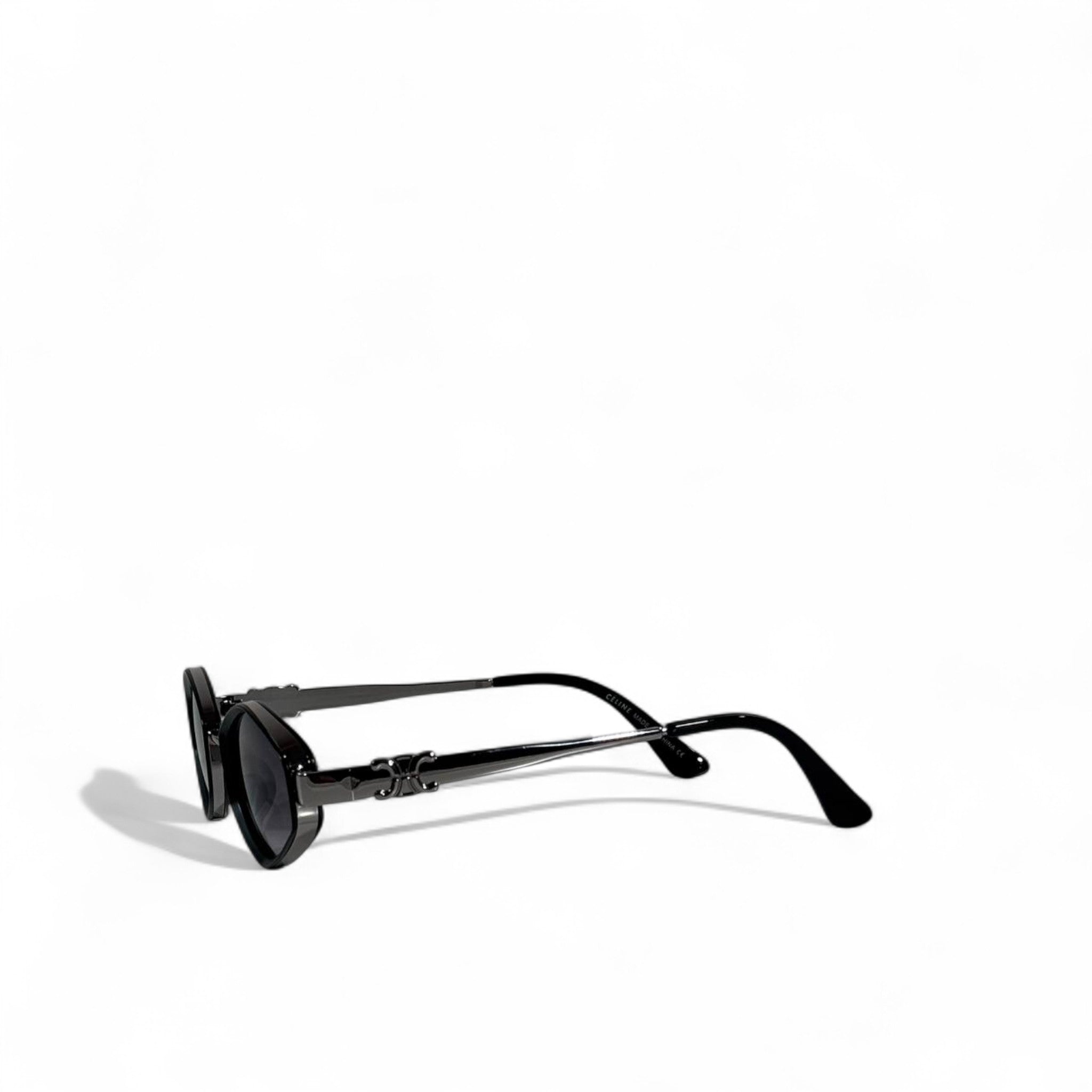 Celine Oval Black Sunglasses – Timeless Parisian Luxury 🖤✨