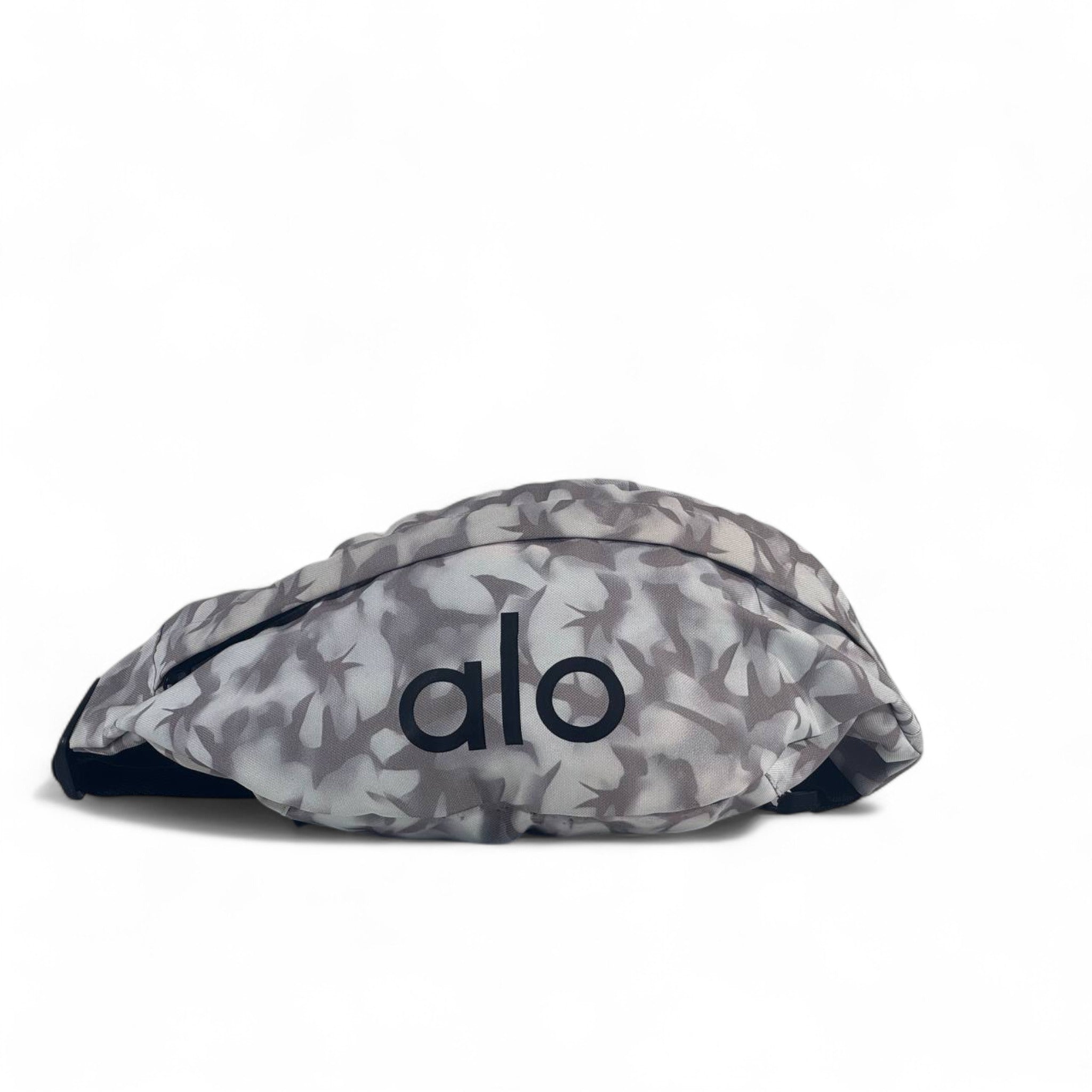 Alo Grey Camo Waist Bag – Urban Streetwear Essential 🖤🎒