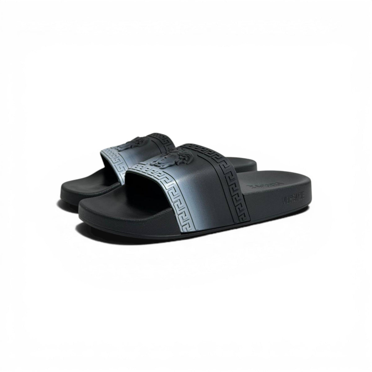 🖤✨ Versace Medusa Slides – Black Luxury Slides | Iconic Statement Style