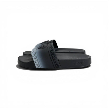 🖤✨ Versace Medusa Slides – Black Luxury Slides | Iconic Statement Style