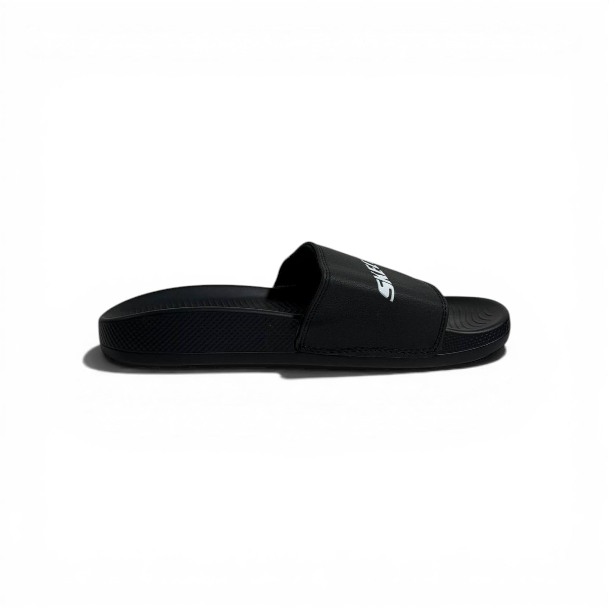 🖤⚡ Skechers Hyper Burst Slides – Black Logo Edition | Ultimate Comfort & Style