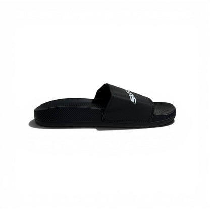 🖤⚡ Skechers Hyper Burst Slides – Black Logo Edition | Ultimate Comfort & Style