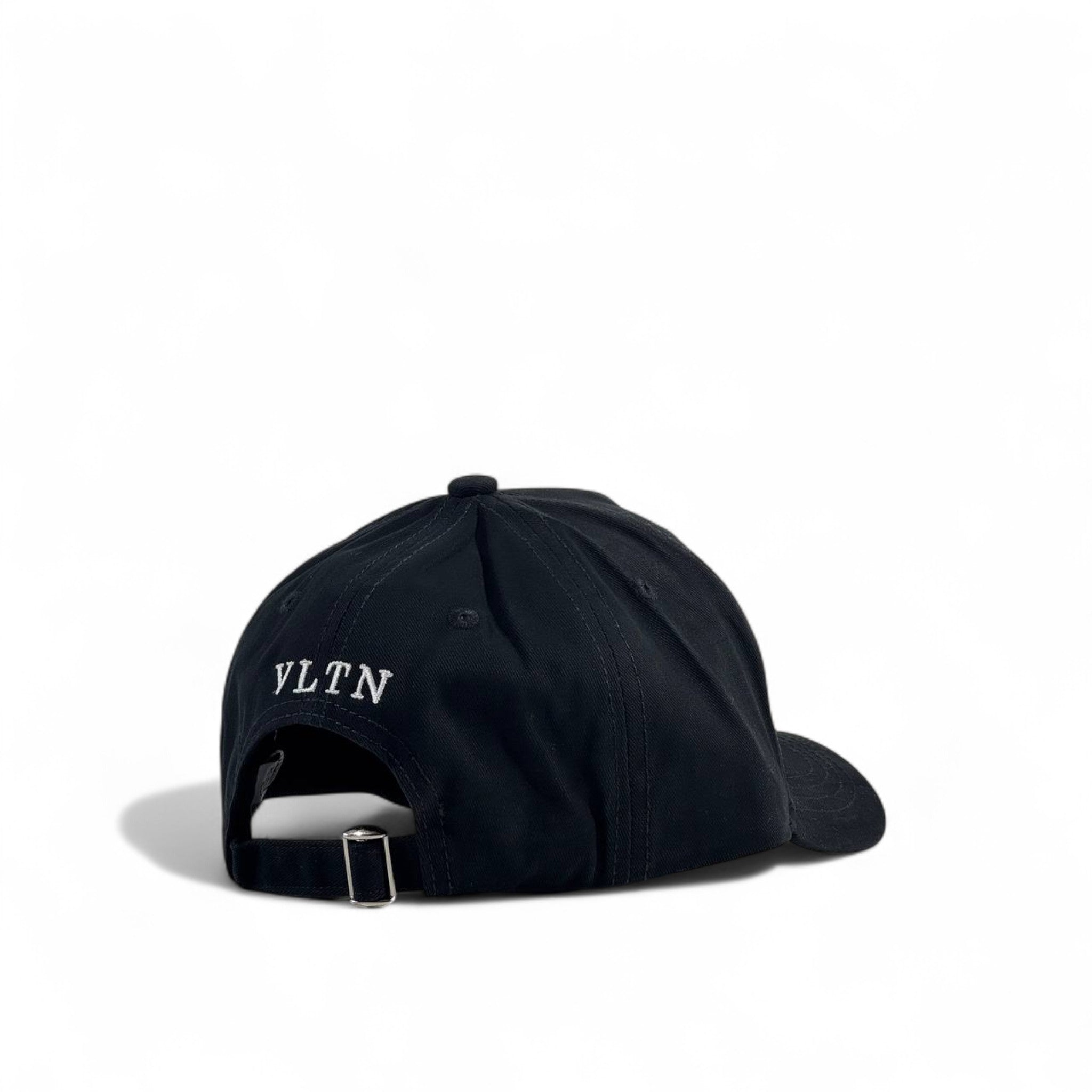 Valentino VLTN Black Cap – Luxury Logo Embroidered Hat 🖤✨