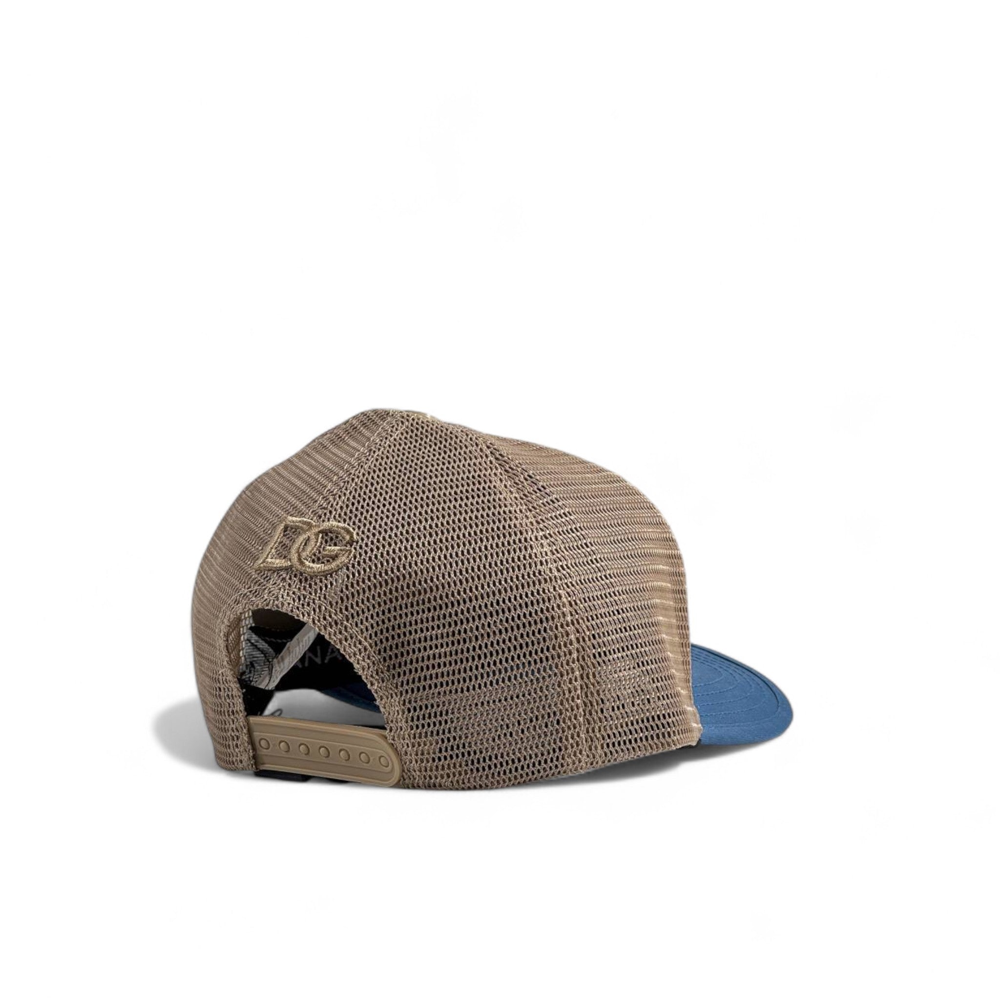 Dolce & Gabbana Milano Blue Trucker Cap – Italian Luxury Streetwear 💙🧢