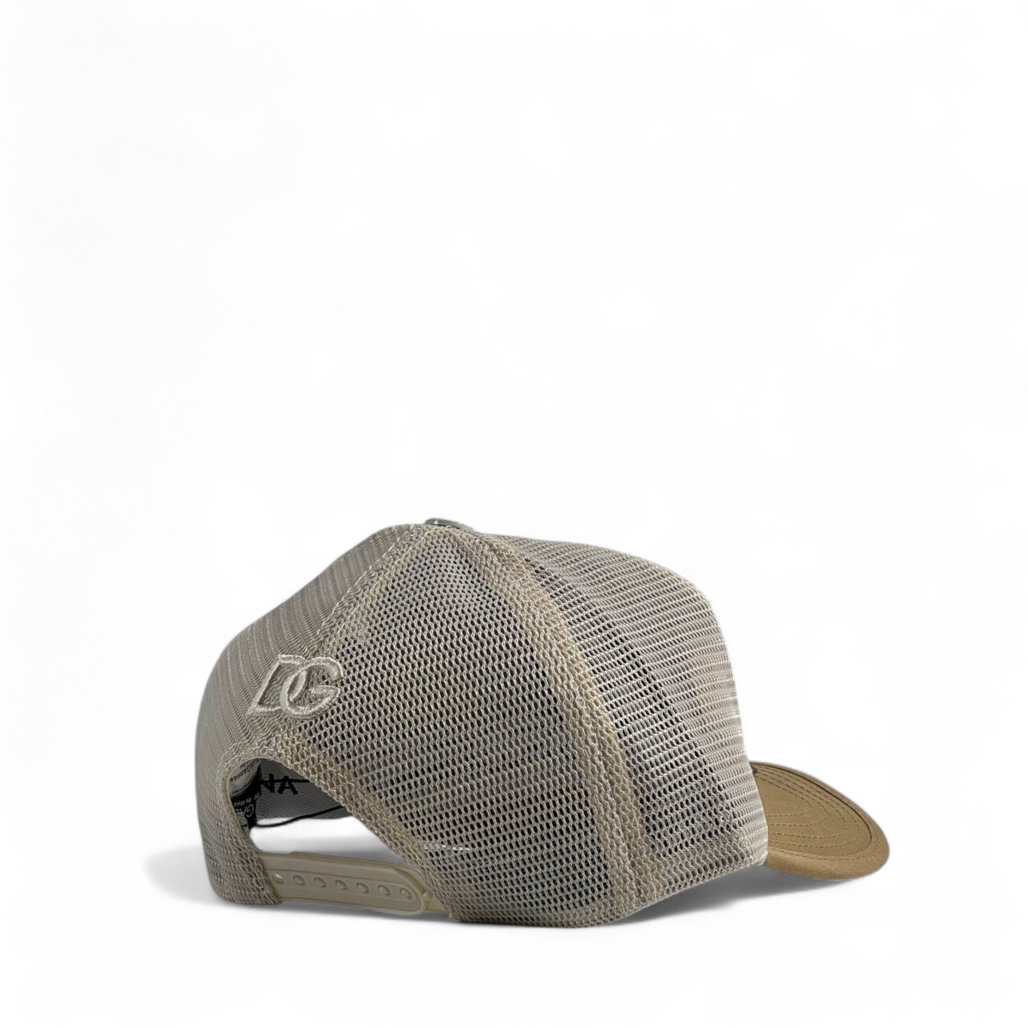 Dolce & Gabbana Milano Beige Trucker Cap – Italian Luxury Casual 🧢🤎