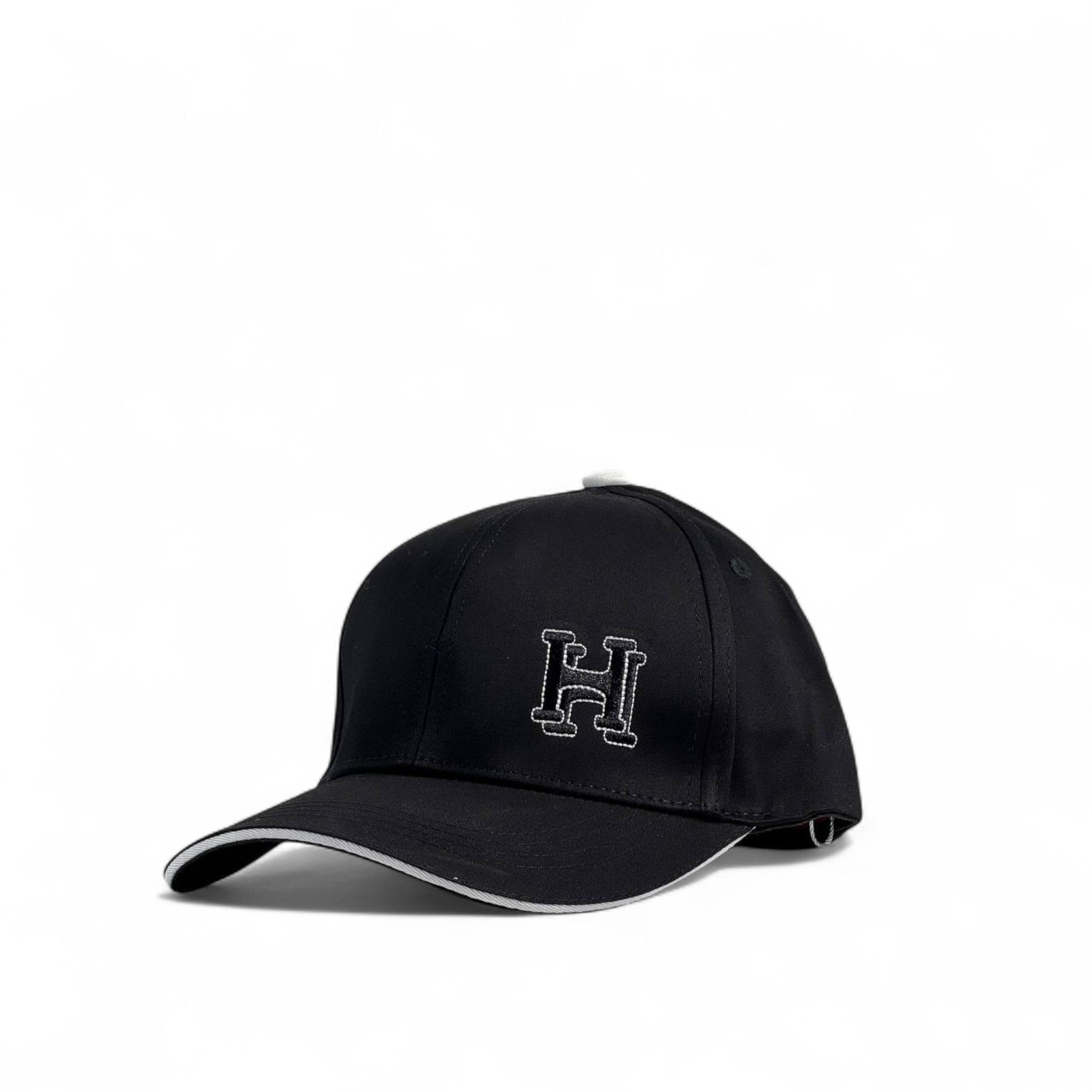 Hermès H Black Cap – Luxury Minimalist Streetwear 🧢🖤
