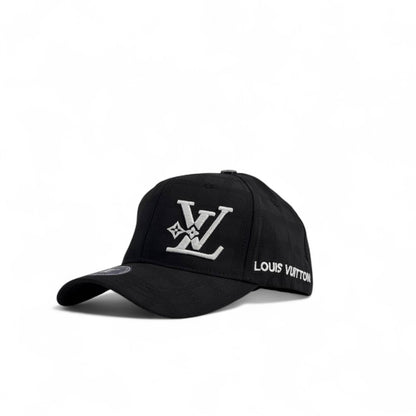 Louis Vuitton LV Black Monogram Cap – Bold Streetwear Luxury 🧢✨