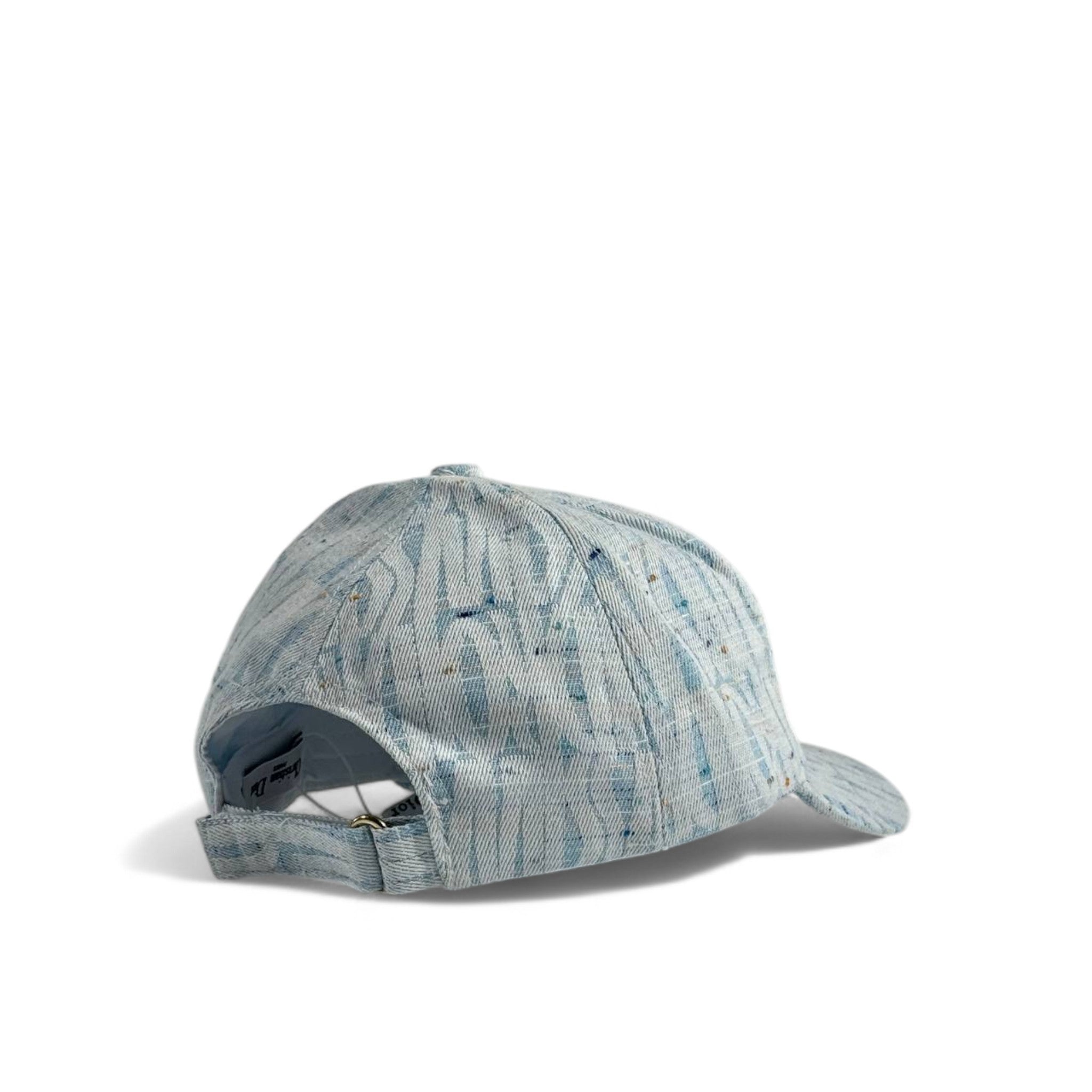 Miss Dior Monogram Cap – Sky Blue Elegance 💙