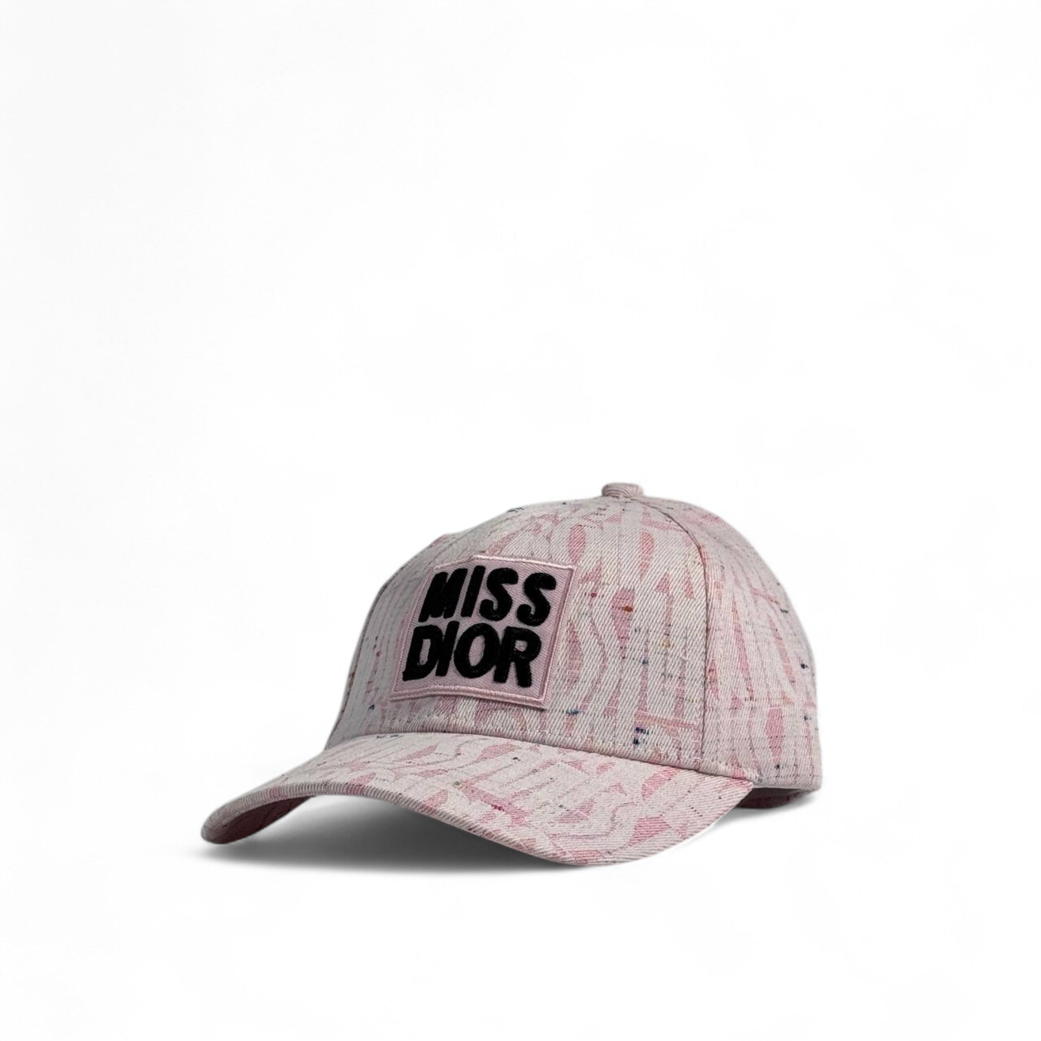 Miss Dior Monogram Cap – Soft Pink Elegance 🌸