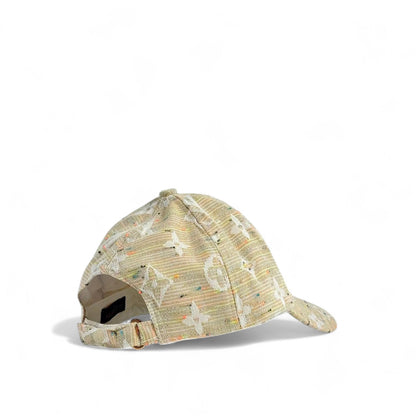 Louis Vuitton Monogram Jacquard Cap – Beige Luxe 🤍✨