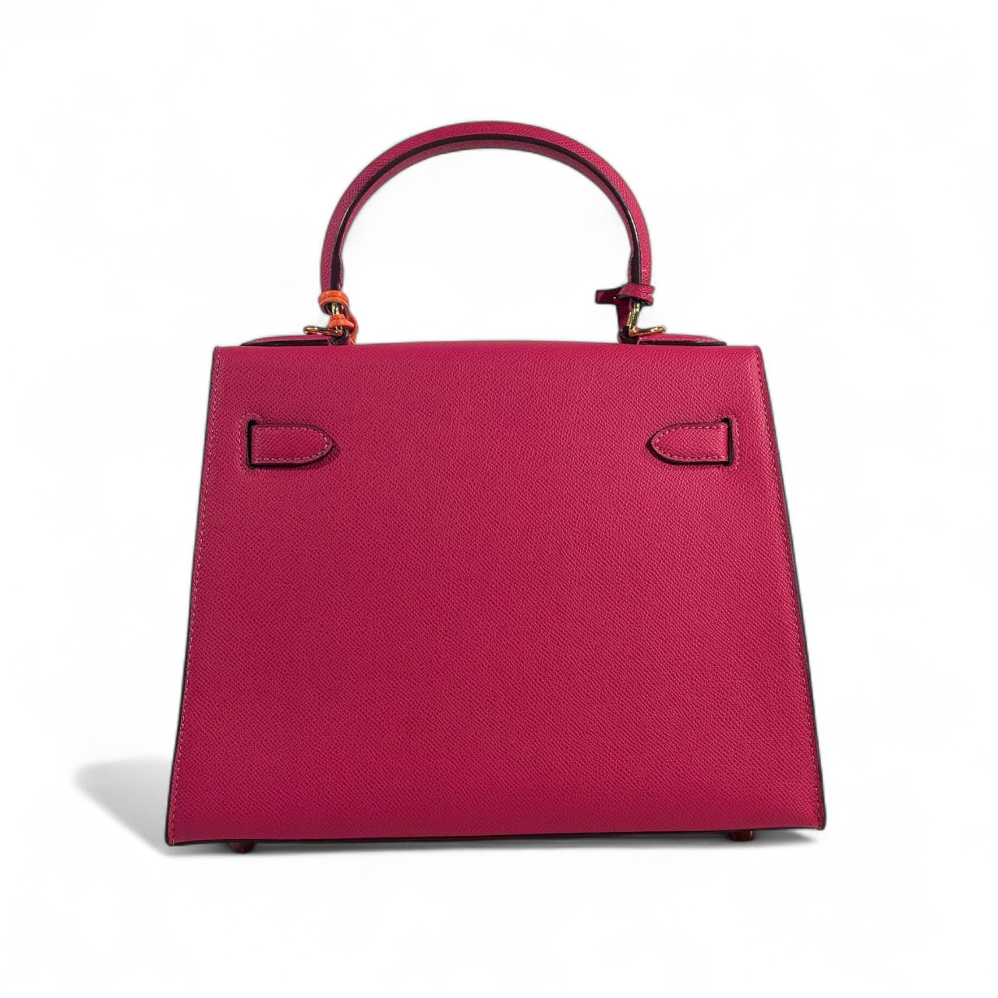 Hermès Kelly 28 Rose Pourpre with Pegasus Charm 💖🕊️✨