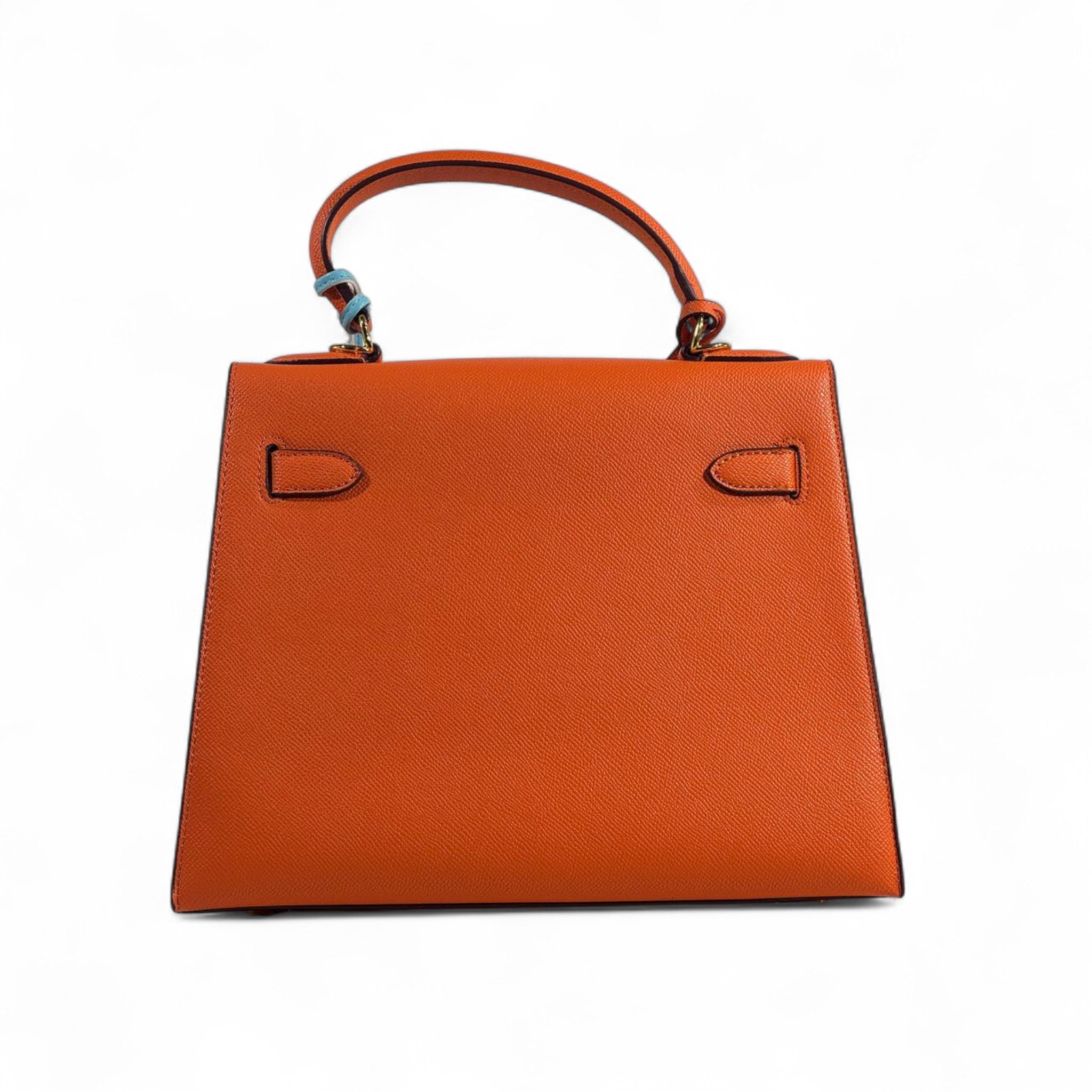 Hermès Kelly 28 Orange with Pegasus Rodeo Charm 🧡🐎✨