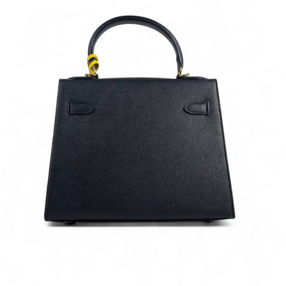 Hermès Kelly 28 Black with Pegasus Rodeo Charm 🖤🐎✨
