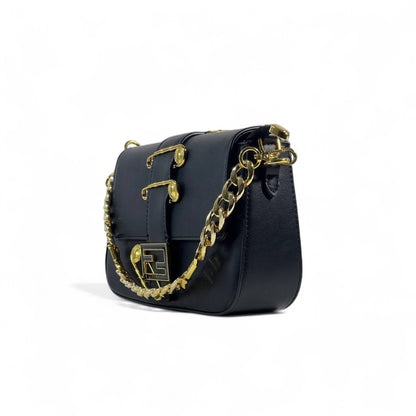 Fendace Black & Gold Baguette 🖤✨ (Fendi x Versace Limited Edition)