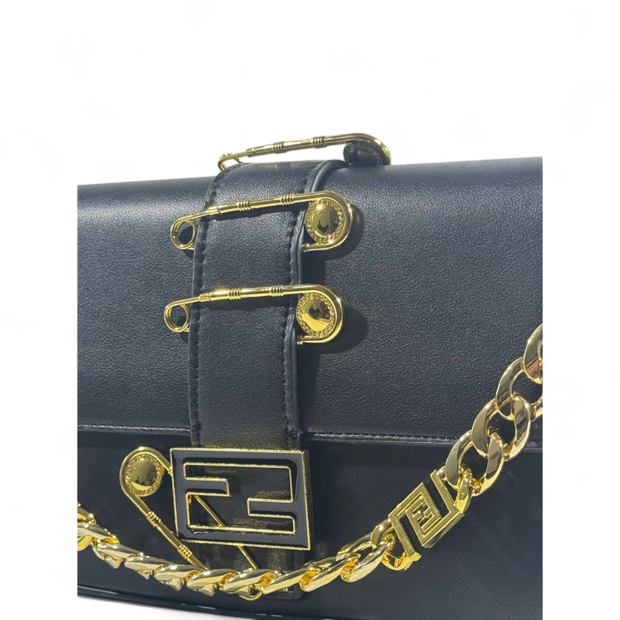 Fendace Black & Gold Baguette 🖤✨ (Fendi x Versace Limited Edition)