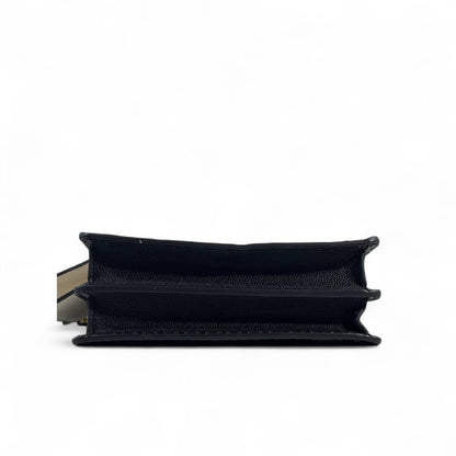 Fendi Peekaboo ISeeU Petite 🖤 with Nano Baguette Charm (Black & Beige Edition)