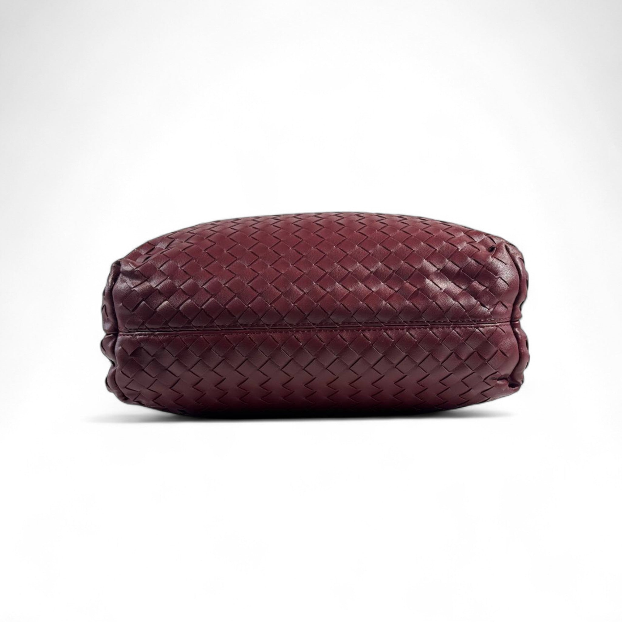 Bottega Veneta Burgundy Intrecciato Tote 👜 – Classic Woven Elegance