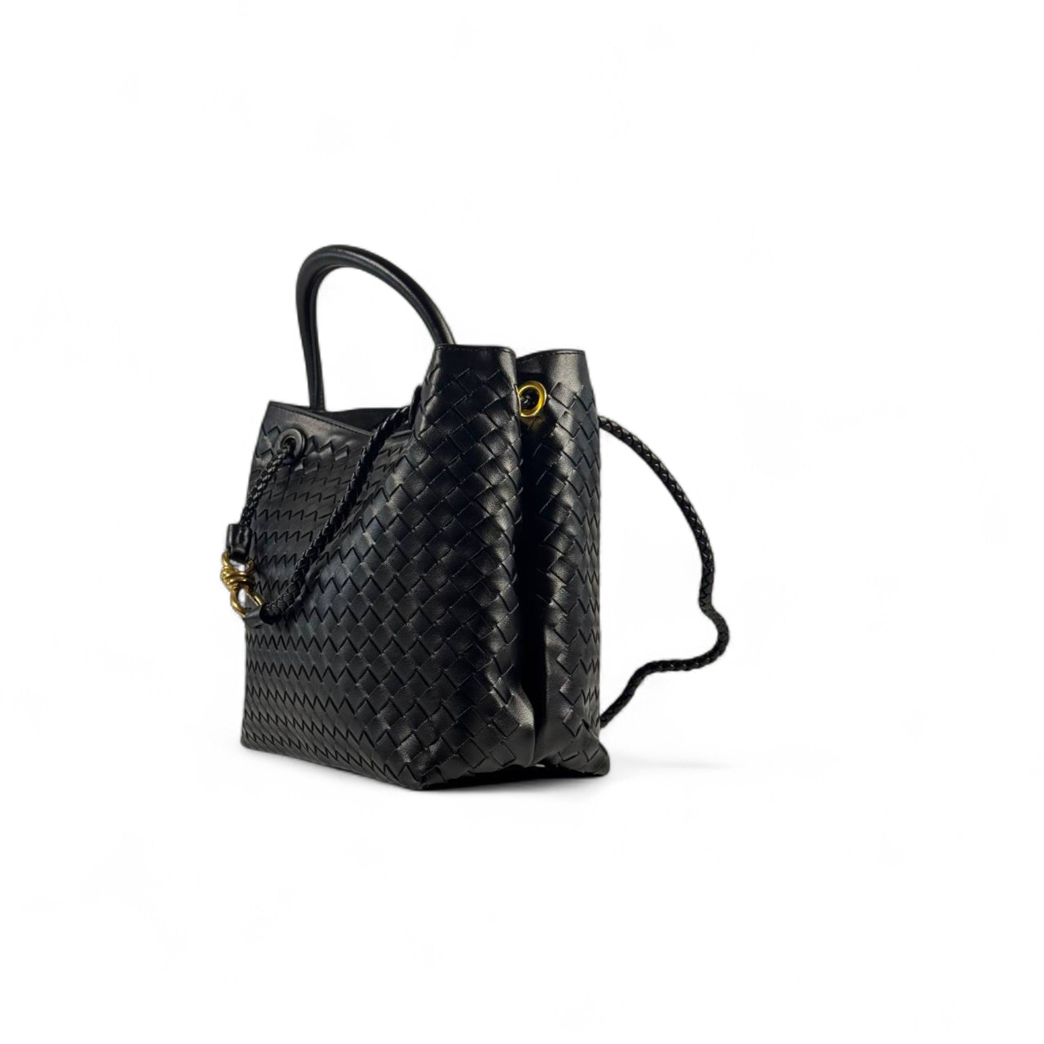 Bottega Veneta Black Intrecciato Tote 🖤 – Timeless Woven Luxury