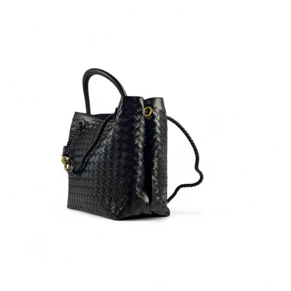Bottega Veneta Black Intrecciato Tote 🖤 – Timeless Woven Luxury