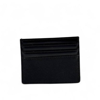 🖤 Calvin Klein Black Leather Card Holder – Sleek Minimalism, Everyday Luxury