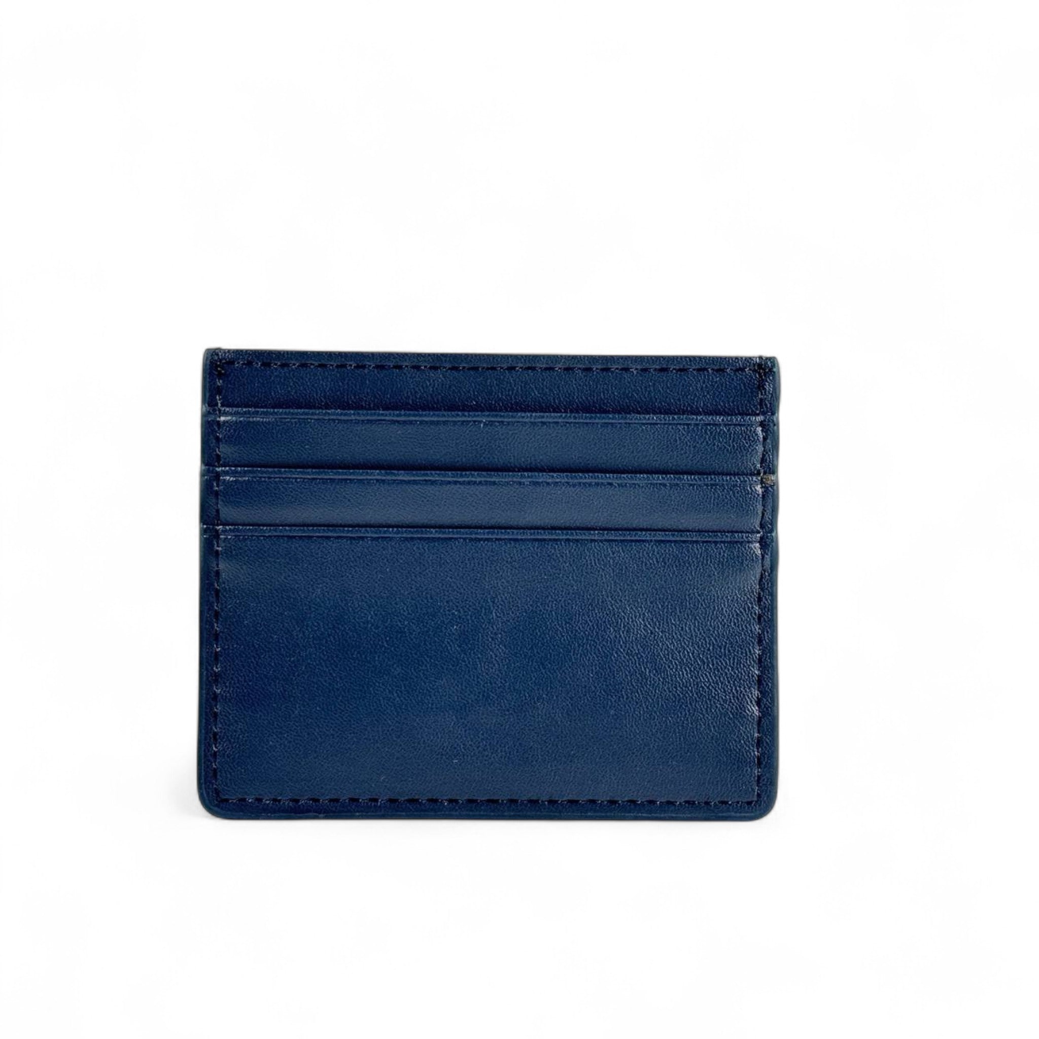 🔵 Hermès Blue Leather Card Holder – Parisian Elegance, Everyday Sophistication