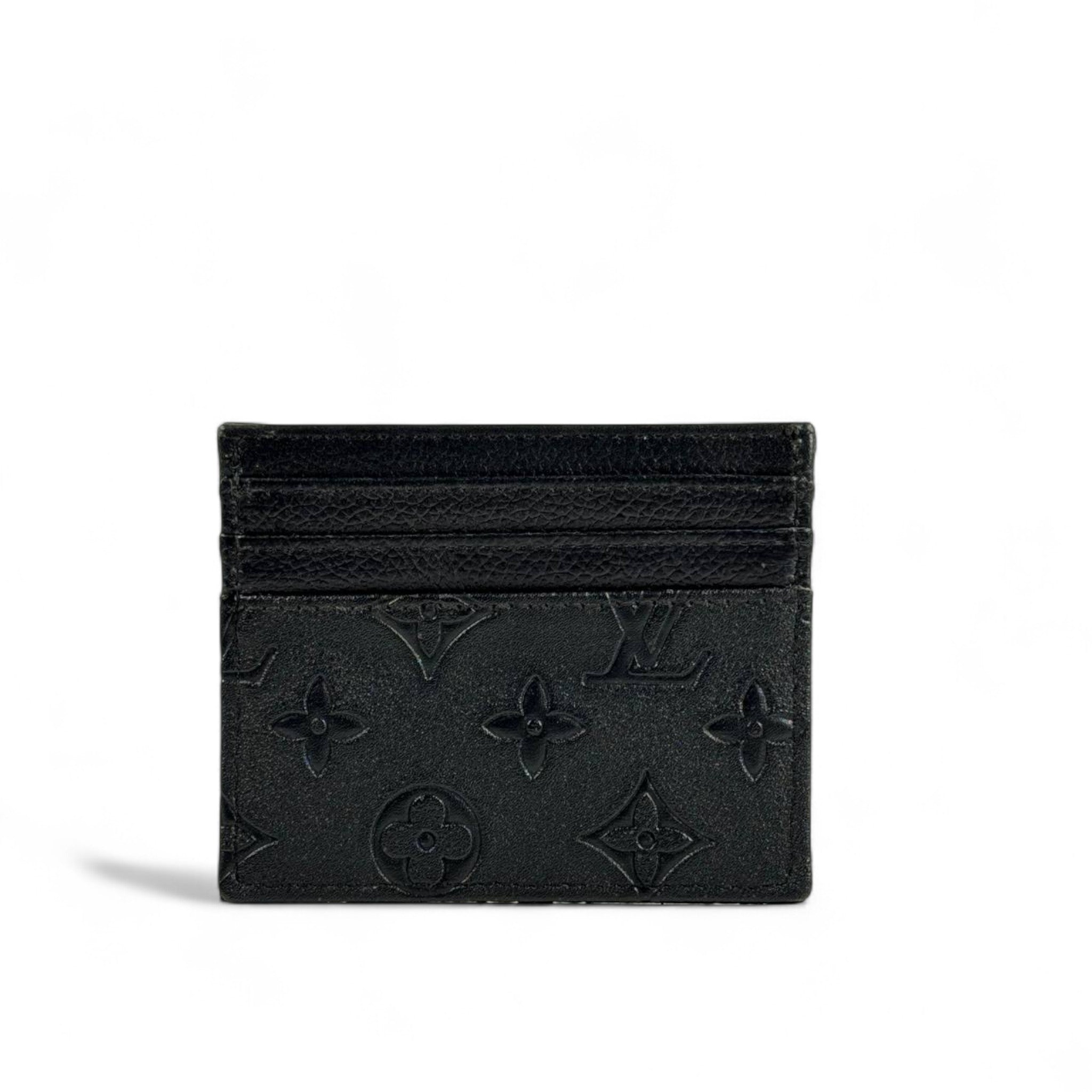 🖤 Louis Vuitton Black Monogram Card Holder – Iconic Luxury in Minimalist Form