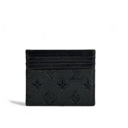 🖤 Louis Vuitton Black Monogram Card Holder – Iconic Luxury in Minimalist Form