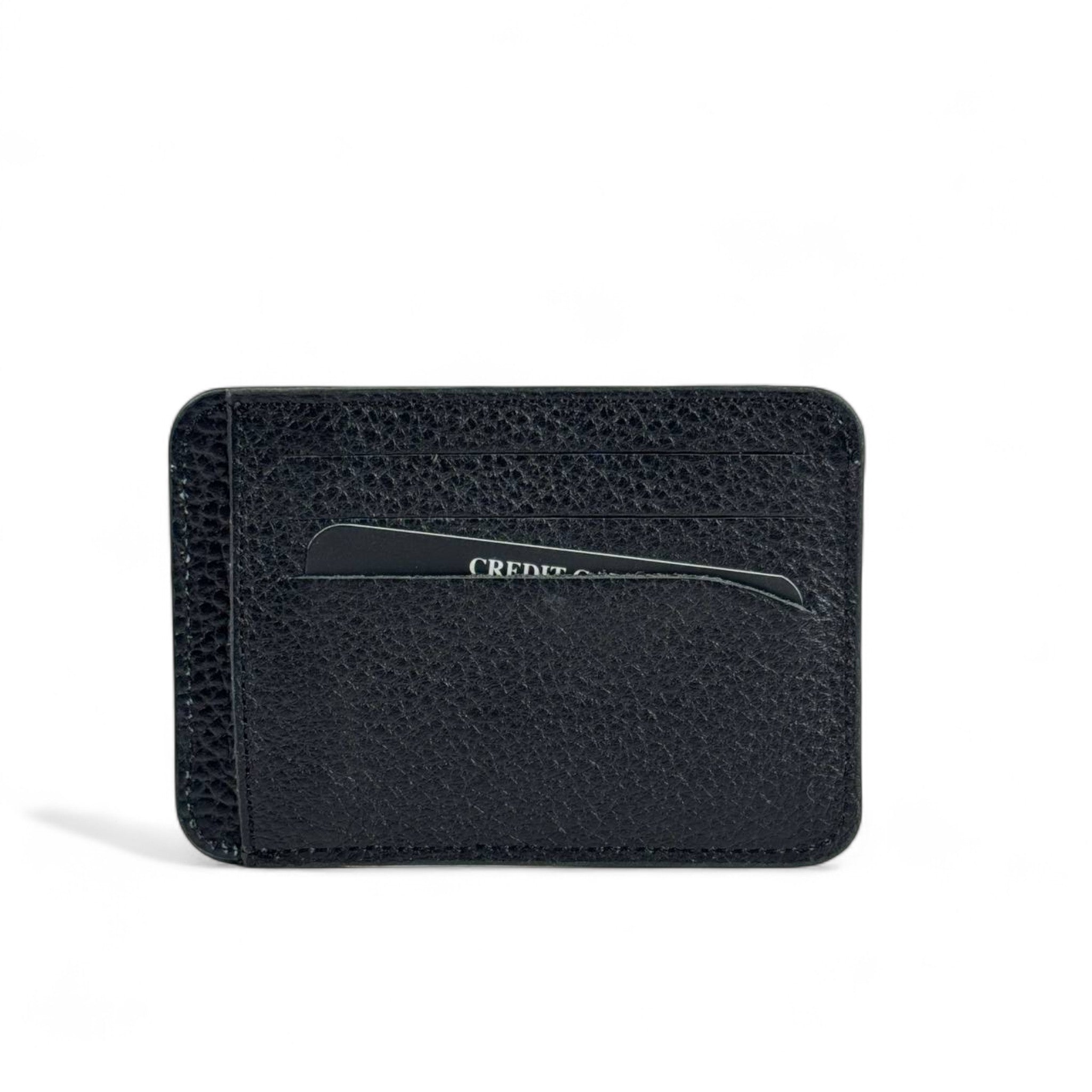 🖤 Versace Black Leather Card Holder – Timeless Luxury