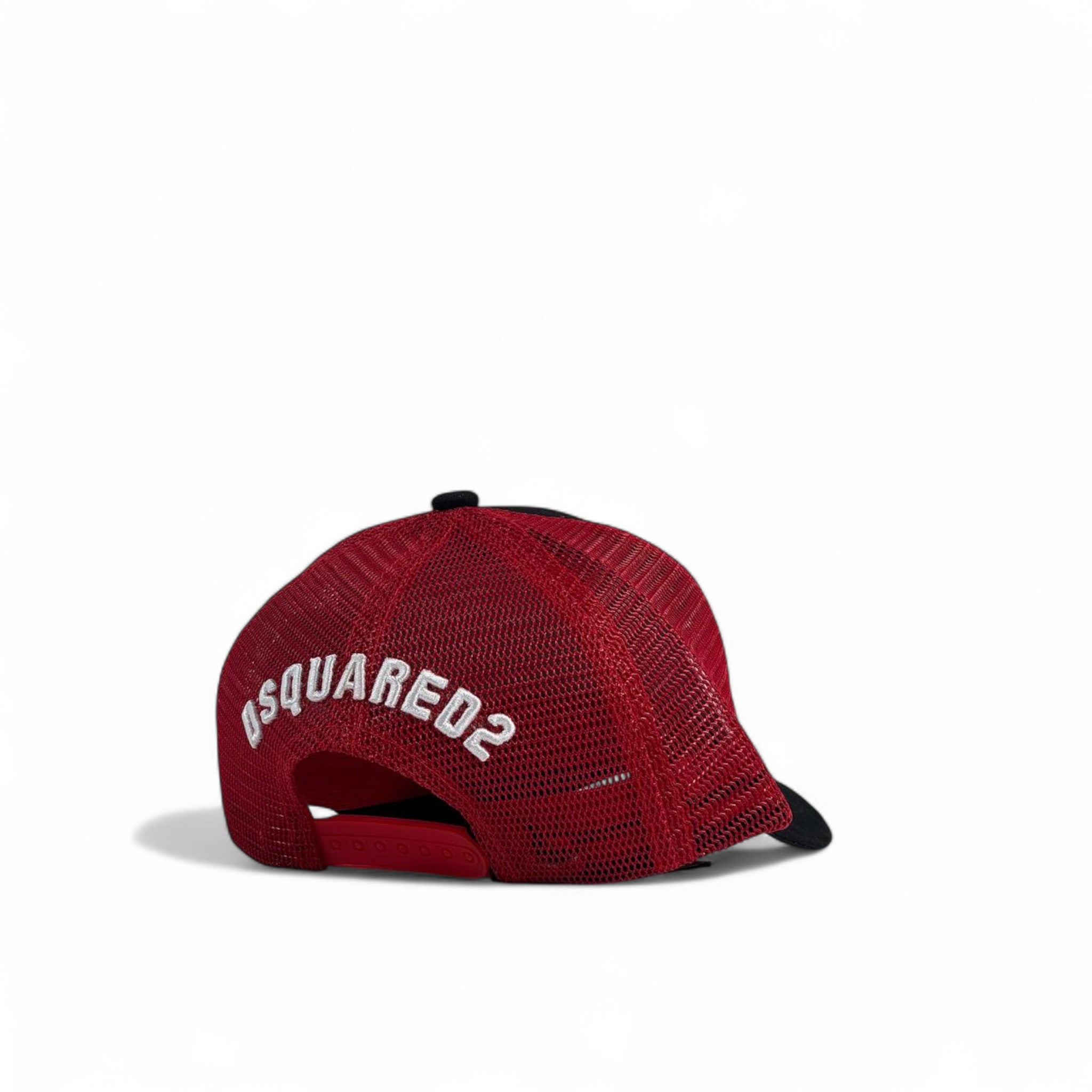 🧢 ICON Black & Red Mesh Cap – Bold Urban Vibes
