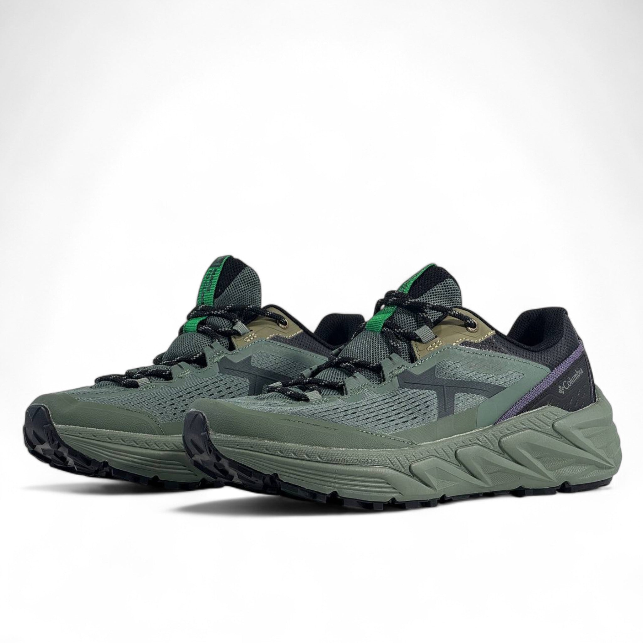🌲 Columbia Trail Running Shoes – Gore-Tex Green Edition | Piece&Co
