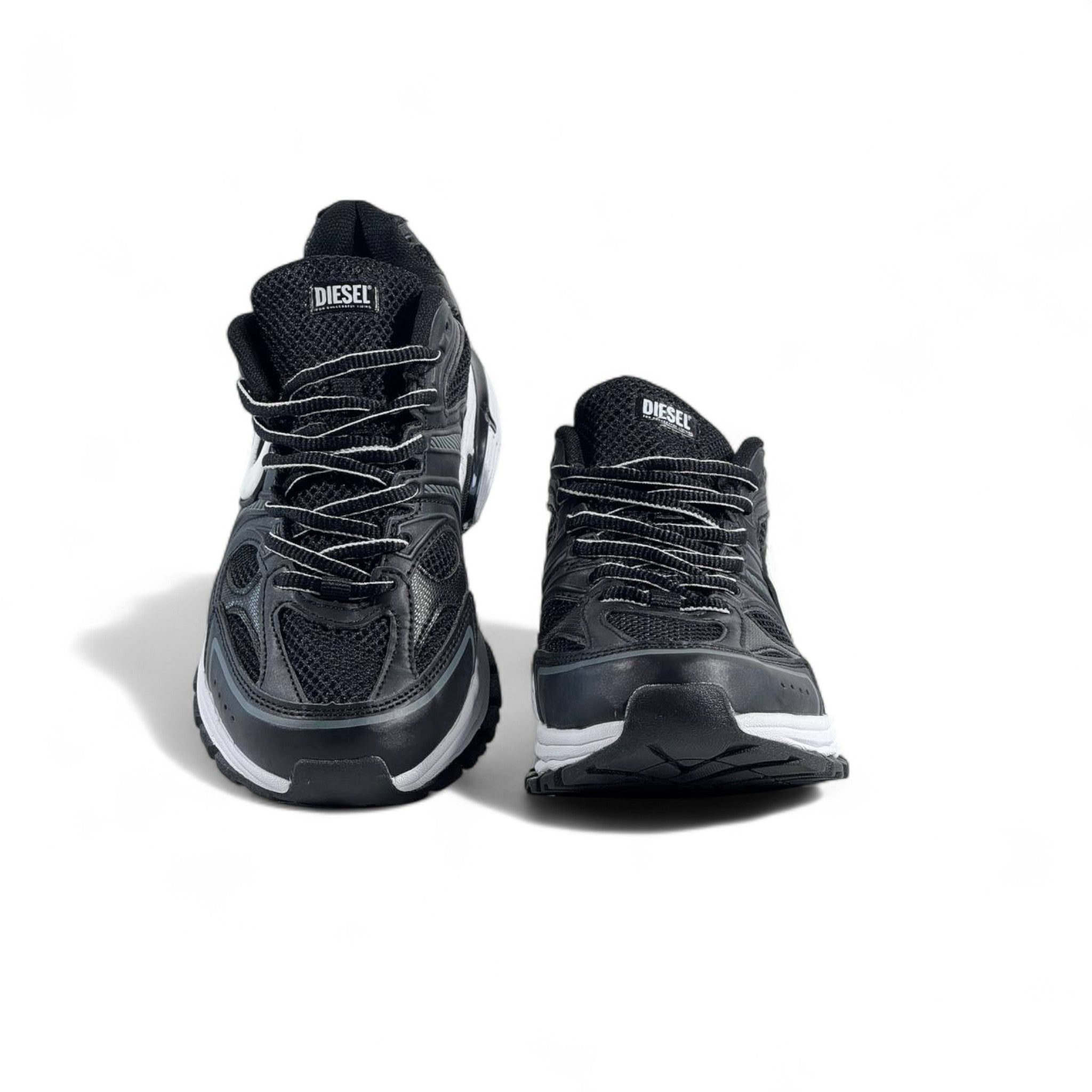 🔥 Diesel Black/White Sneakers – Bold Streetwear Energy | Piece&Co