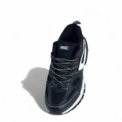 🔥 Diesel Black/White Sneakers – Bold Streetwear Energy | Piece&Co